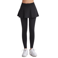 Damen Sportrock mit integrierten Leggings und praktischen Seitentaschen WW
