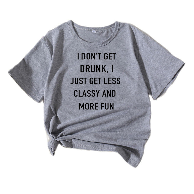 Damen Casual Humor Spruch T-Shirt WW