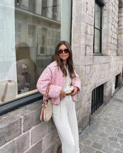 WW | Rosa Sommerjacke Mit Print