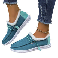 Damen Bequeme Slip-On Clogs mit kuscheligem Innenfutter und flexibler Sohle WW