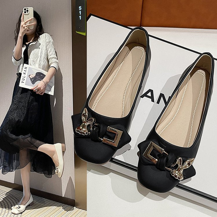 Damen Ballerinas mit dekorativer Schleifenapplikation und komfortabler Innensohle W&W Mode