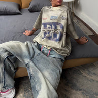 Damen Baggy Jeans mit innovativem Kordelzug WW