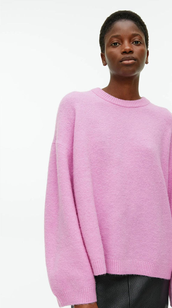 Damen lässiger Pullover mit V-Ausschnitt und luftiger Passform WW