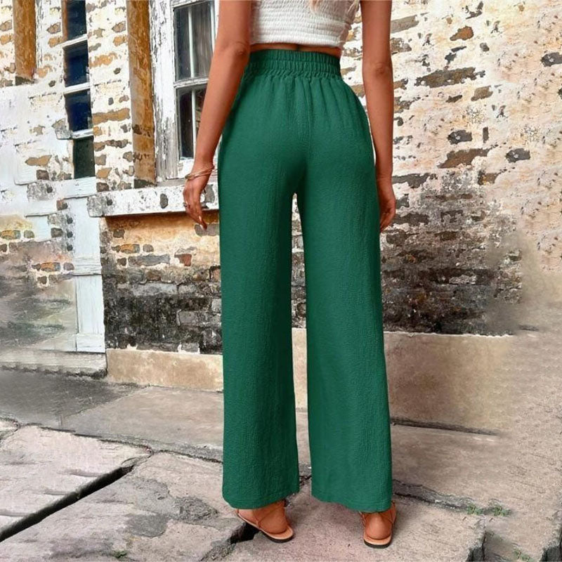 W&W Mode | Farbige Luftige Sommerhosen Damen Mit Weitem Bein Für Frauen