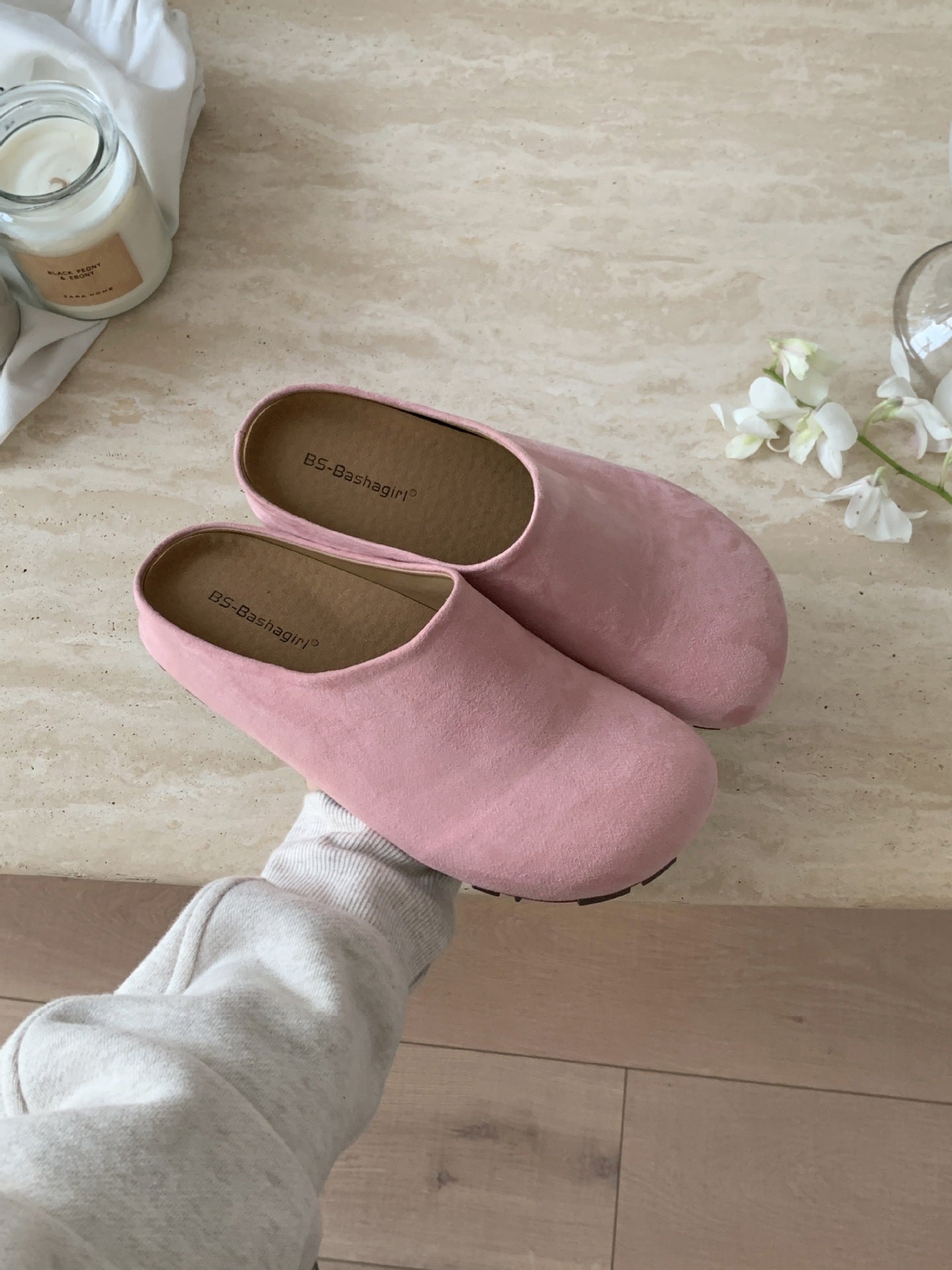 Damen bequeme Clogs aus softem Obermaterial mit ergonomischem Design WW