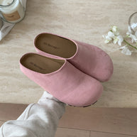 Damen bequeme Clogs aus softem Obermaterial mit ergonomischem Design WW
