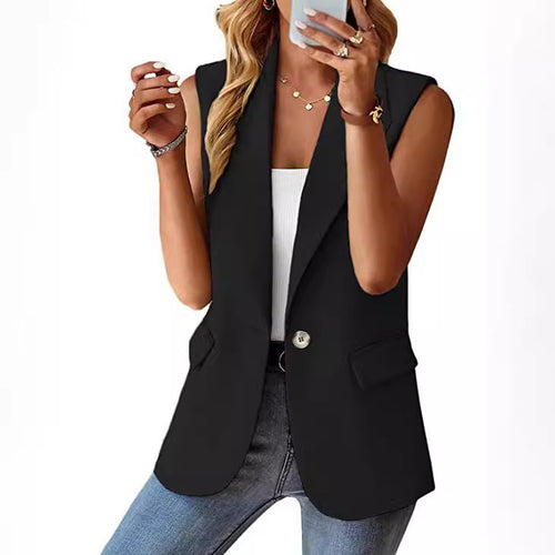 Damen Ärmelloser Blazer WW