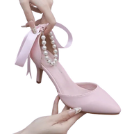 WW | Elegante Schuhe mit Perlen und Schnalle