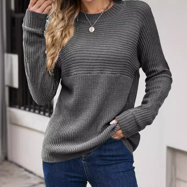 Damen Strickpullover mit lässigem Schnitt und feiner Struktur WW