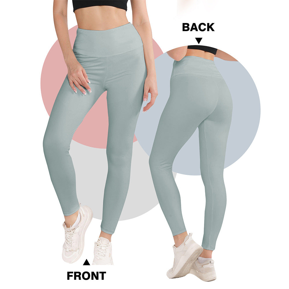 Damen Hochwertige Sportleggings mit seamless Design und hohem Bund WW