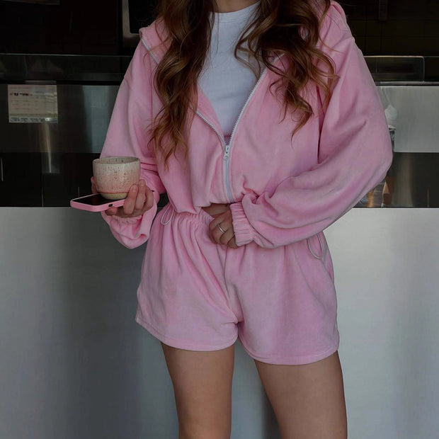 Damen Sportliches Streetwear Set WW