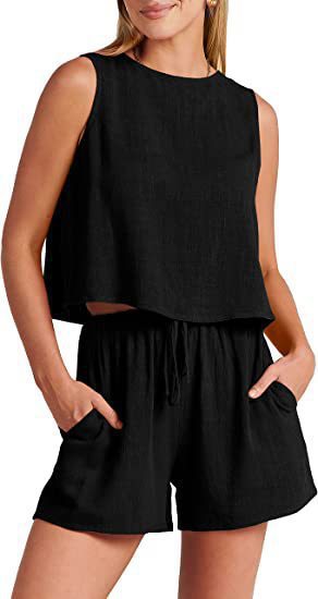 Damen Bequemes Jumpsuit mit weitem Schnitt und praktischen Taschen WW