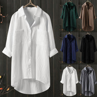 Damen Relaxed Fit Button-Up Shirt WW