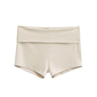 Damen bequeme Sportshorts mit breitem Bund WW