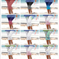 Damen Leichte Sport Capri Leggings WW