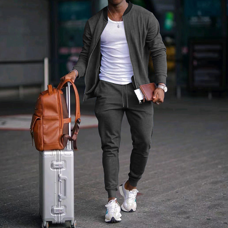Herren stylische Sweatjacke und Jogginghose WW