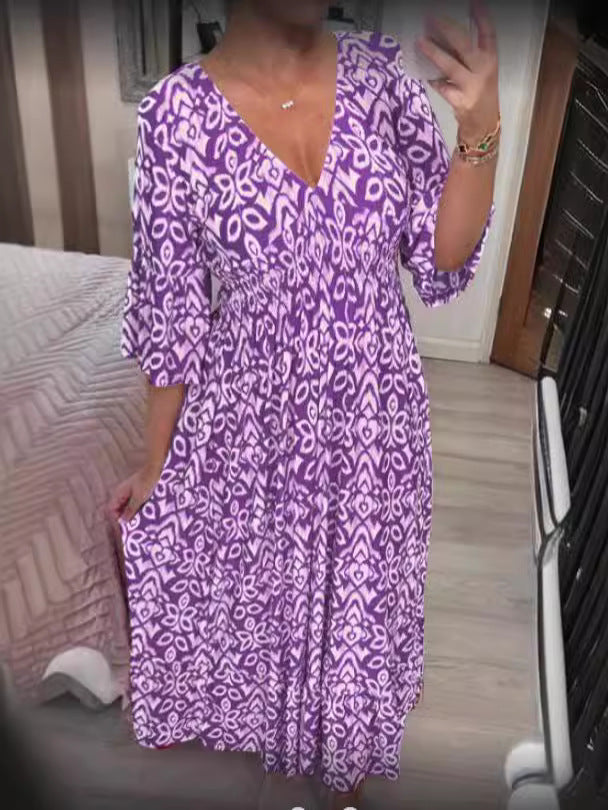 WW | Schönes Urlaub Strand Locker Langrock Kleid