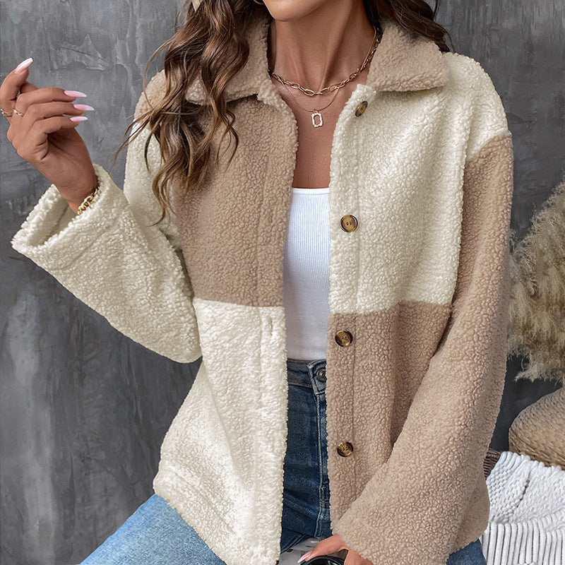 Damen Kurzarm-Pulloverjacke im lässigen Schnitt mit Knopfdetail WW