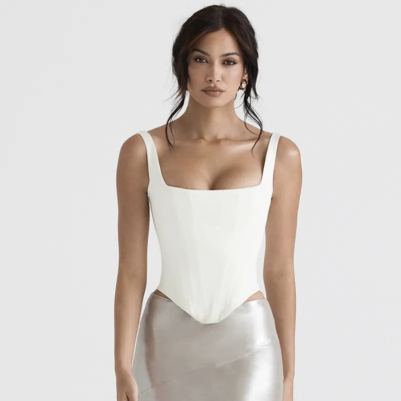 WW | Fairy Pink Satin Longline Korsett