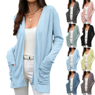 Damen Wickeljacke mit strukturierter Oberfläche WW