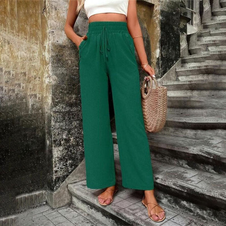 W&W Mode | Farbige Luftige Sommerhosen Damen Mit Weitem Bein Für Frauen