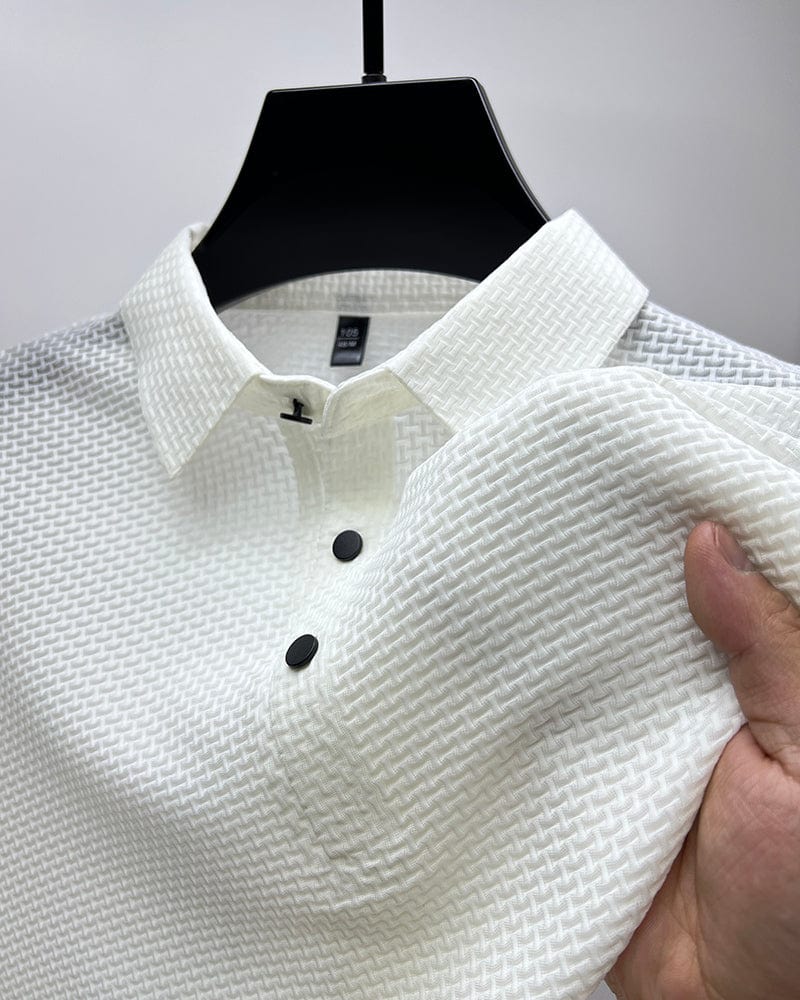 WW | Herren Poloshirt Aus Mesh