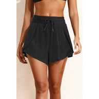Damen Sportliche Shorts mit elastischem Bund und seitlichen Taschen WW