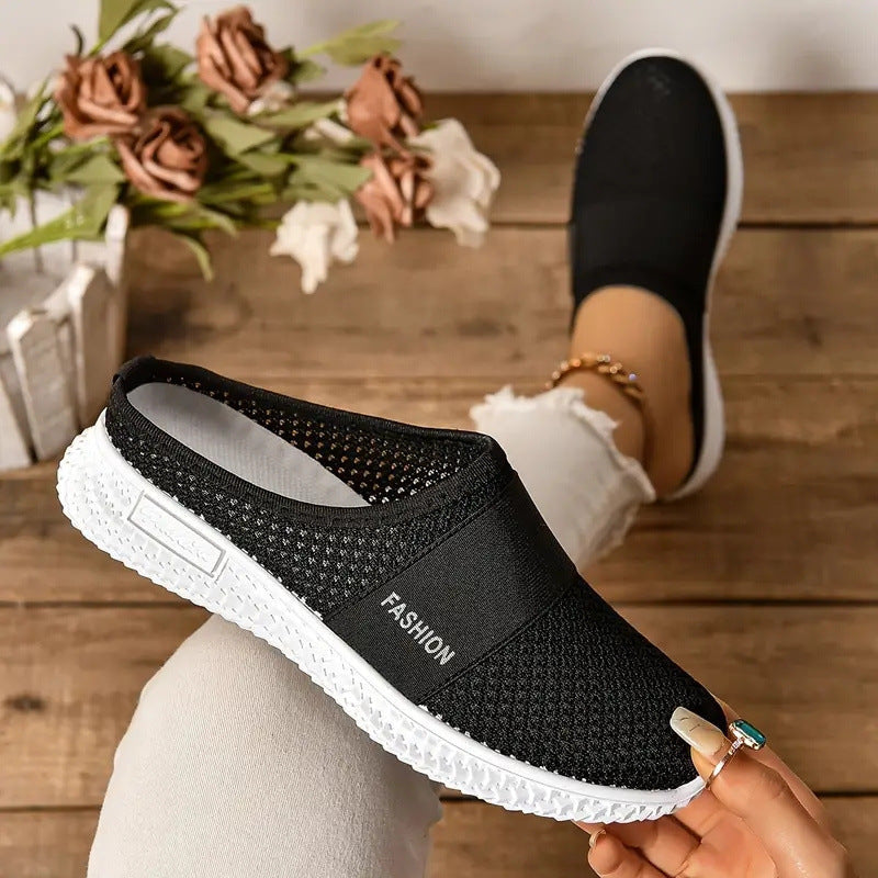 W&W Mode | Orthopädische Slip on Damenschuhe Mit Klettverschluss