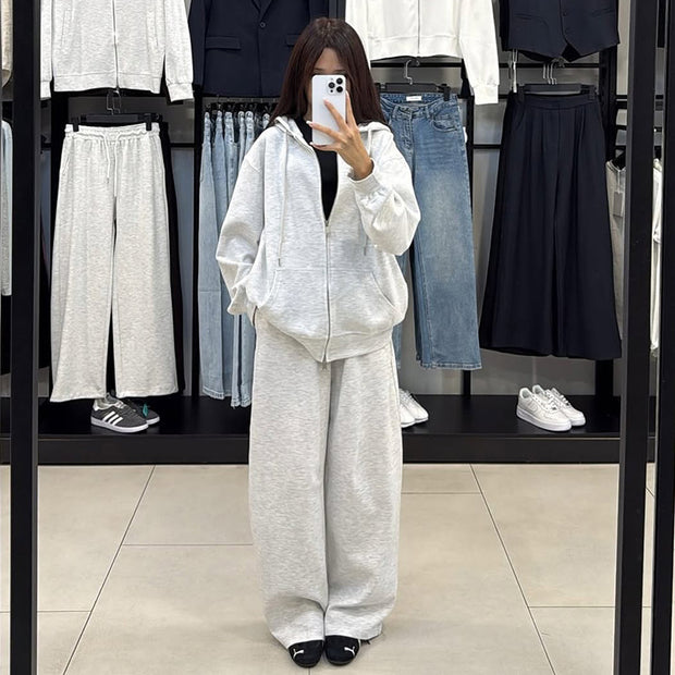 Damen bequemer und stylischer Kapuzenset WW