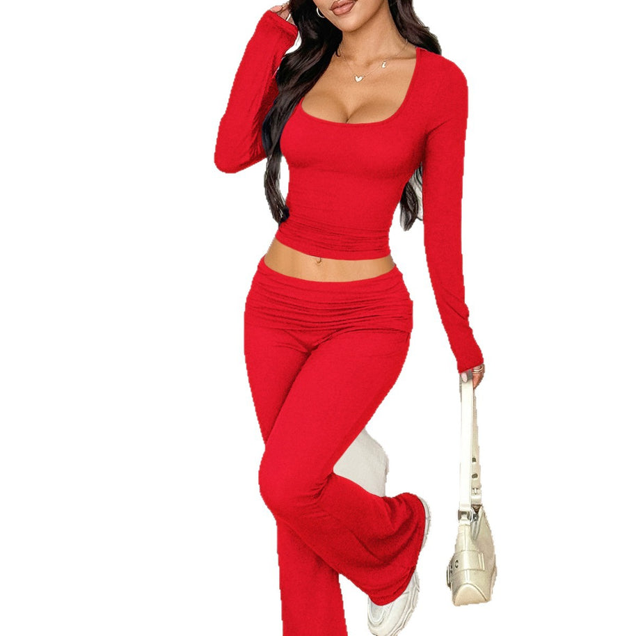 Damen Sportliches Zweiteiliges Set WW