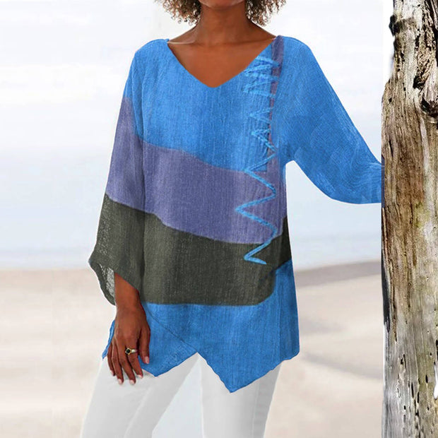 WW | Damen Stilvolle Sommerbluse