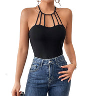 Damen Body mit elegantem Cut-Out-Design und modischen Trägerschlaufen W&W