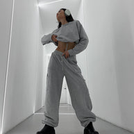 Damen Relaxed-Fit Sportoberteil mit Kordelzug WW