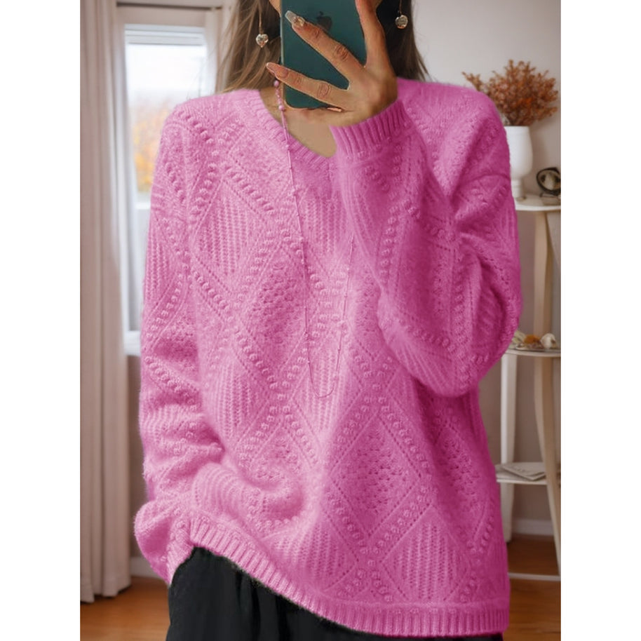 Damen Strickpullover mit strukturierter Verarbeitung und weichem Griff WW