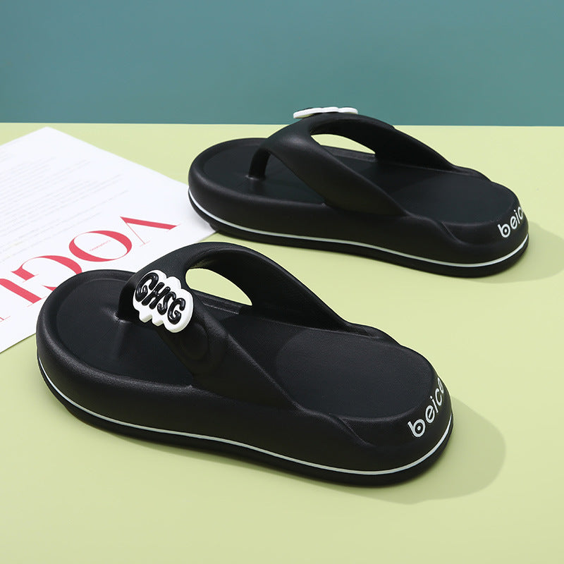 Femme Stylische Komfort Flip-Flop Sandalen WW