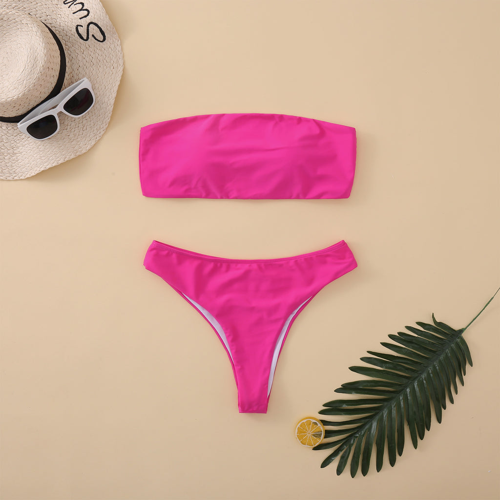 Damen Bandeau Bikini Set WW