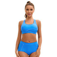 Damen Sportliches Bikini-Set mit hochelastischem Material und figurbetontem Schnitt WW