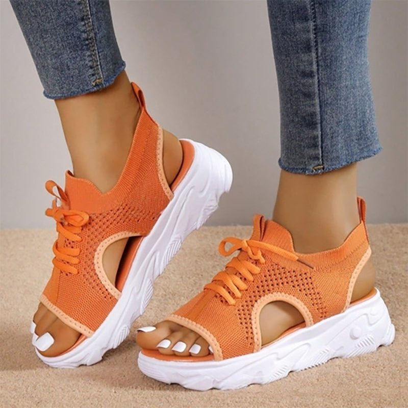 WW | Orthopädische Plateausandalen
