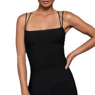Damen Spaghettiträger Top mit eleganter Silhouette und figurformendem Schnitt WW