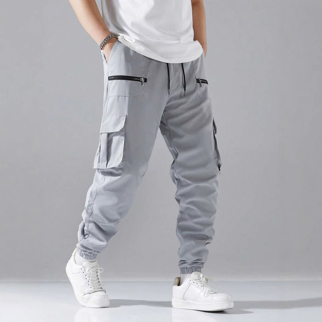 Herren Cargo-Hosen mit modernen Zipper-Taschen WW