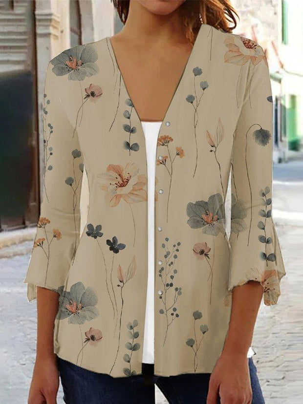 WW | Elegantes Top mit Blumenmuster