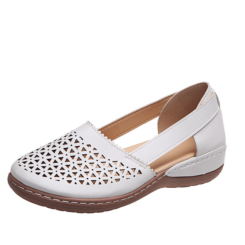 Damen Clogs mit luftiger Perforation und ergonomischem Fußbett WW