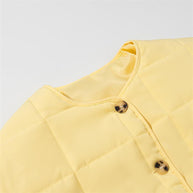 Damen Steppjacke mit großen aufgesetzten Taschen und elegantem Knopfverschluss WW