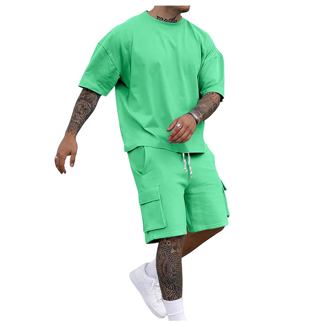 Herren Sportliches Cargo-Set W&W Mode