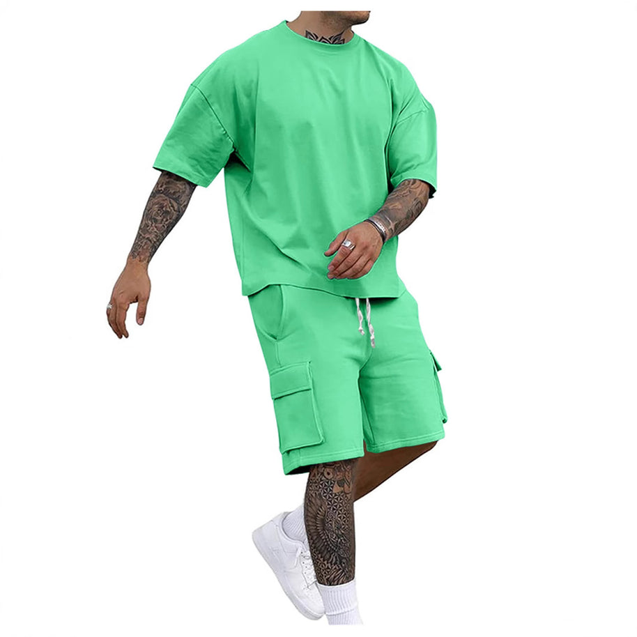 Herren Sportliches Cargo-Set WW