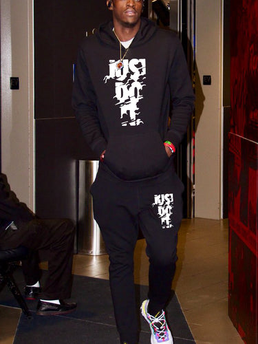 Damen Sportliches Hoodie- und Jogginghose-Set mit modernem Logo-Design WW