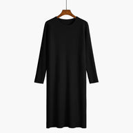 Damen Strickkleid mit feiner Rippenstruktur WW