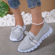 Damen Atmungsaktive und bequeme Freizeitschuhe mit elastischem Obermaterial WW