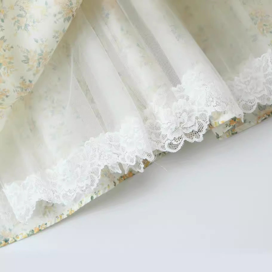 Damen Sommerliches A-Linien Kleid mit floralen Akzenten WW