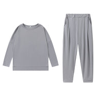 Damen Sportliches Sweat-Outfit mit elastischem Bund und geräumigen Taschen WW